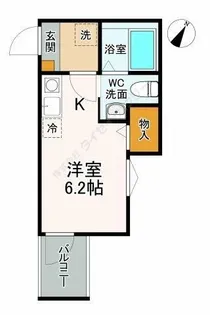 ルミナ境之谷【1階】の間取り