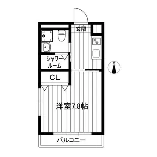 ロータスコーポ【3階】の間取り