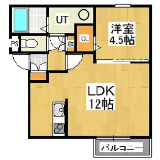 ヴァンベール宮の森III【2階】の間取り