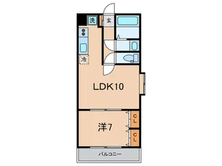 ウィンベル巣鴨【2階】の間取り