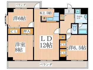 ユメニティー ワン【3階】の間取り
