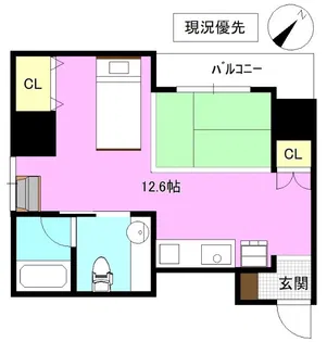 グランビア岡田【7階】の間取り