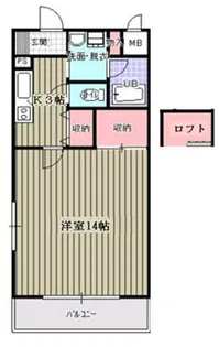 ロイヤルステージ多賀城五番館【1階】の間取り