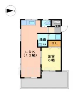 Arsa WEST【3階】の間取り