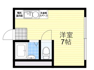 オーティス富雄【2階】の間取り