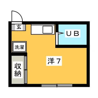 ハイツイイジマ【1階】の間取り