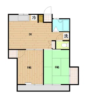 戸塚サンライズコーポ【1階】の間取り