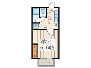 フラット・ワン【1階】の間取り