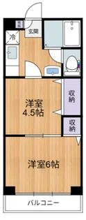 コーポ若松【3階】の間取り