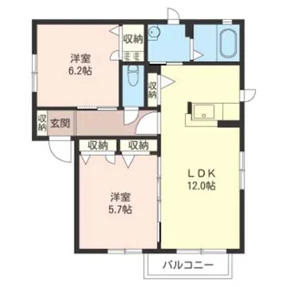 セキスイタウン1【1階】の間取り