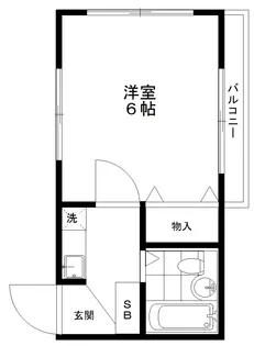 アヴァンセ氷川【1階】の間取り