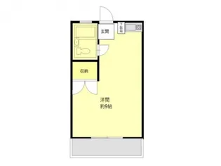 タウンハイツ初沢【1階】の間取り
