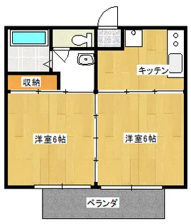 メゾンR&Y抽ケ台 A棟【1階】の間取り