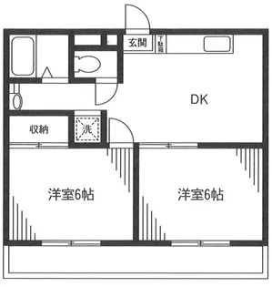 エレガンスシティ【3階】の間取り
