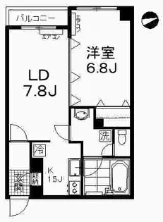 アトランテ東麻布【4階】の間取り