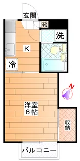 クリーンハイツ旭が丘【1階】の間取り