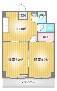 第3岬ビル【3階】の間取り