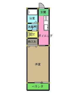 シャトレー山路【2階】の間取り