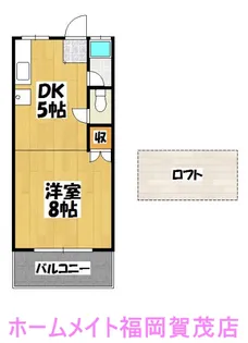福岡県福岡市東区千早2【アパート】の間取り
