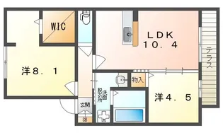 グランドゥール畷【1階】の間取り