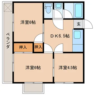 宮崎県都城市平江町【マンション】の間取り