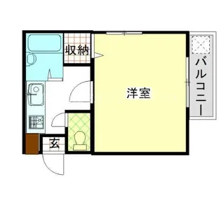 サンハイツみずほ【4階】の間取り