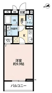 リコルテ長沼【3階】の間取り