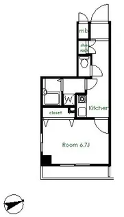 シーガルハイツ入谷壱番館【2階】の間取り