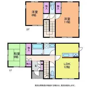 新潟県新潟市西区青山3【一戸建】の間取り