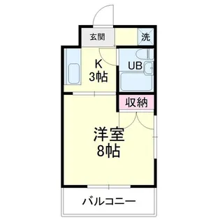 パーシモン【3階】の間取り