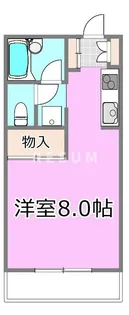 千葉県千葉市中央区椿森5【アパート】の間取り