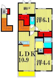 ブリアール I【2階】の間取り