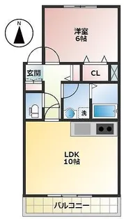 高知県高知市二葉町【マンション】の間取り