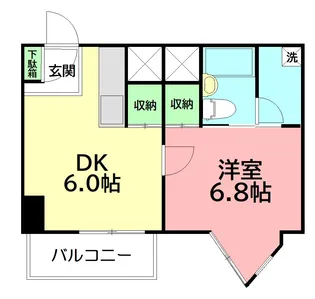 神奈川県秦野市南矢名2【マンション】の間取り