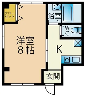 イーストリヴ【2階】の間取り