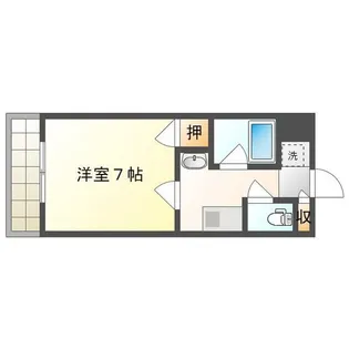 SOLEIL LEVANT浜(ソレイユルバンハマ)【2階】の間取り