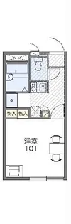 レオパレスセピアコート【2階】の間取り