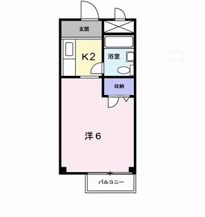 プリメール山田【2階】の間取り