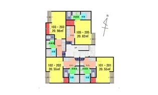 埼玉県さいたま市見沼区大和田町2【アパート】の間取り
