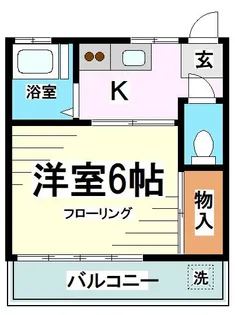 東京都世田谷区経堂4【アパート】の間取り