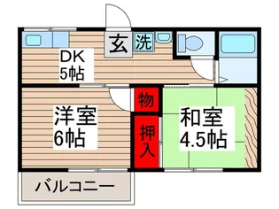 サニー行徳【2階】の間取り