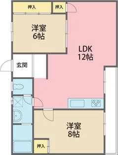 パークホーム敦賀【1階】の間取り
