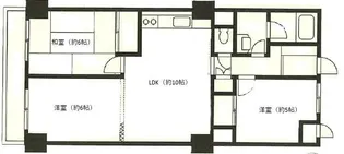 クレール綱島【6階】の間取り