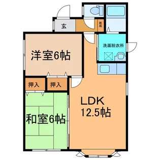 ロブ・ノール【2階】の間取り