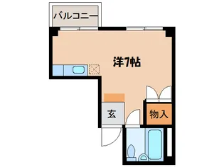 山口県岩国市麻里布町3【アパート】の間取り