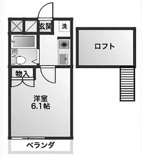 埼玉県熊谷市伊勢町【アパート】の間取り