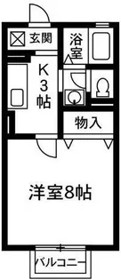 1Kの間取り画像