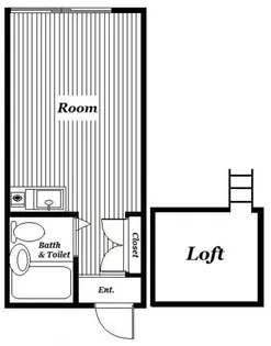 カルタス21日吉【1階】の間取り