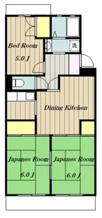 第2スペランザ大住【2階】の間取り