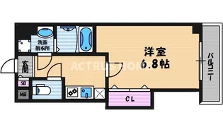 大阪府大阪市阿倍野区長池町【マンション】の間取り